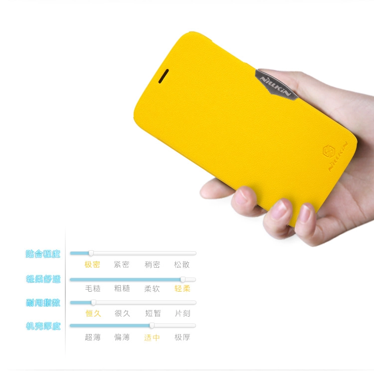 Bao Da Lenovo A850 ( Hiệu NillKin, Fresh Series )