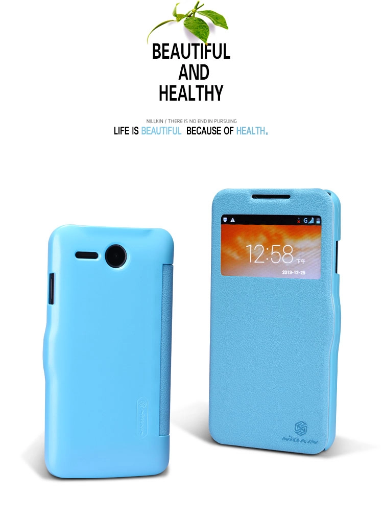 Bao Da Lenovo A680 ( Hiệu NillKin, Fresh Leather Case )