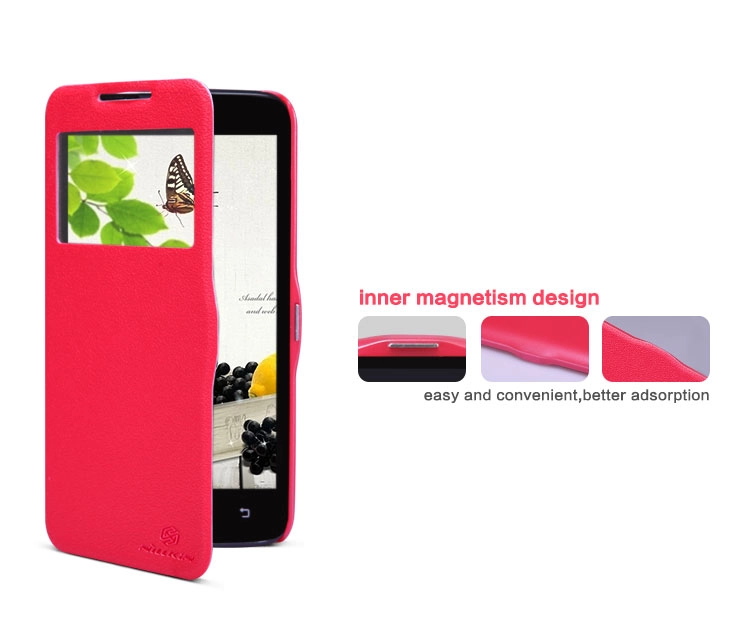 Bao Da Lenovo A680 ( Hiệu NillKin, Fresh Leather Case )