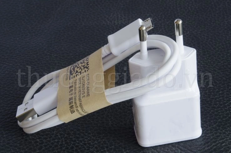 Củ sạc (5V-2A)+ cáp usb Samsung N7100 i9500 T211 T311 N5100 Hàng Chính Hãng