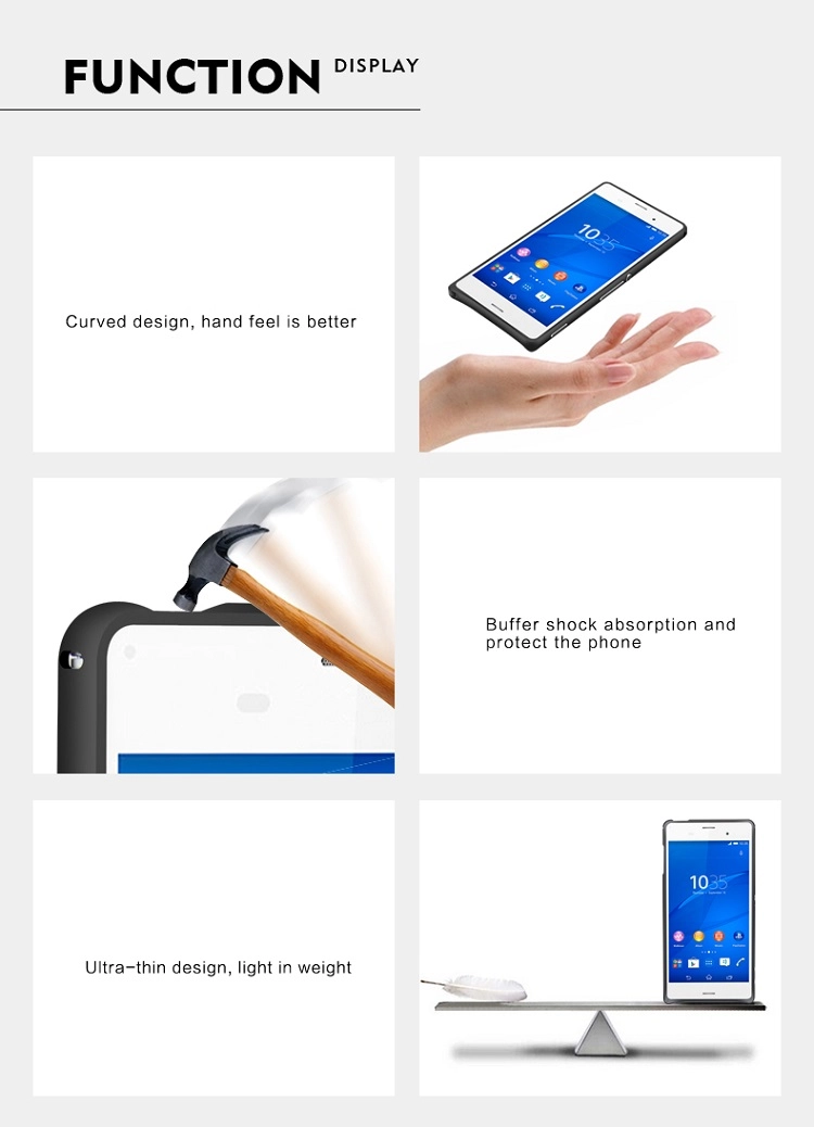 Ốp viền SONY Z3/ L55 Love Mei Curved metal bumper case