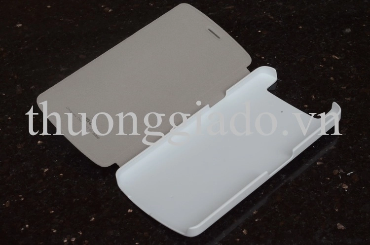 Bao Da Cầm Tay Nắp Gập Mở Kiểu Flip Cho OPPO Find N1 mini ( Hiệu AMO ) Màu Trắng