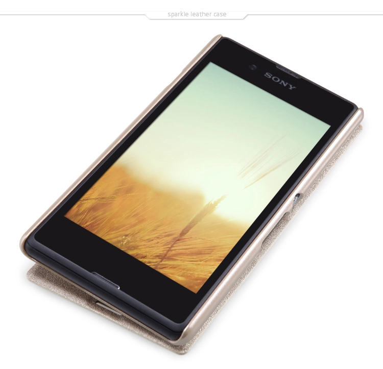 Bao Da Sony Xperia E3 ( Hiệu NillKin, Sparkle Leather Case ) Bao Da Sony Xperia E3 ( Hiệu NillKin, Sparkle Leather Case )