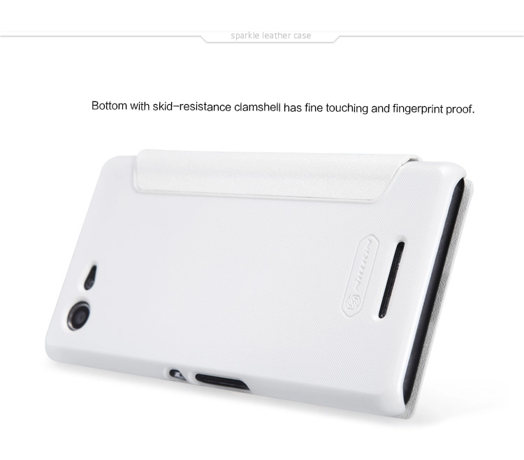 Bao Da Sony Xperia E3 ( Hiệu NillKin, Sparkle Leather Case ) Bao Da Sony Xperia E3 ( Hiệu NillKin, Sparkle Leather Case )
