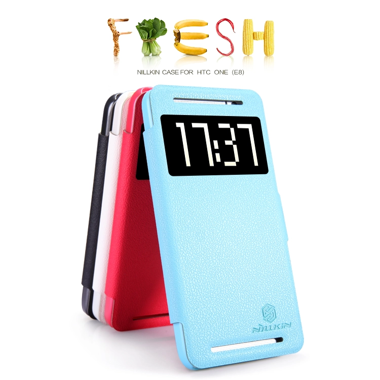Bao Da HTC One E8/ One M8 bản 2 sim ( Hiệu NillKin, Fresh Series ) Bao Da HTC One E8/ One M8 bản 2 sim ( Hiệu NillKin, Fresh Series )