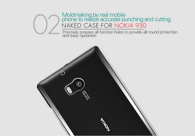 Ốp lưng Nokia Lumia 930/ Lumia 929 nhựa cứng trong suốt hiệu BEPAK