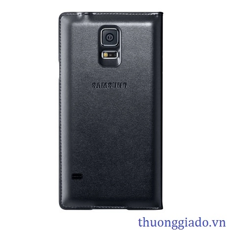 Bao Da S View Cover Chính Hãng cho Samsung Galaxy S5 Màu Đen
