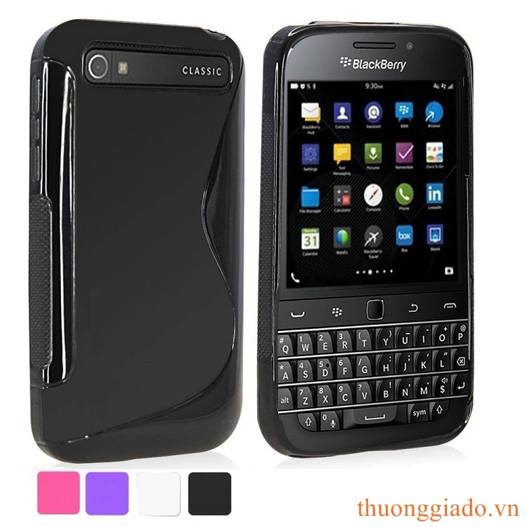 Ốp lưng silicon BlackBerry Classic - Q20 ( S-Line, TPU Case )