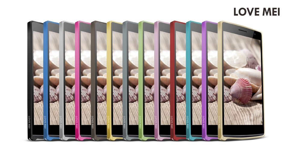 Ốp viền Oppo find 7 X9007 LoveMei bumper case