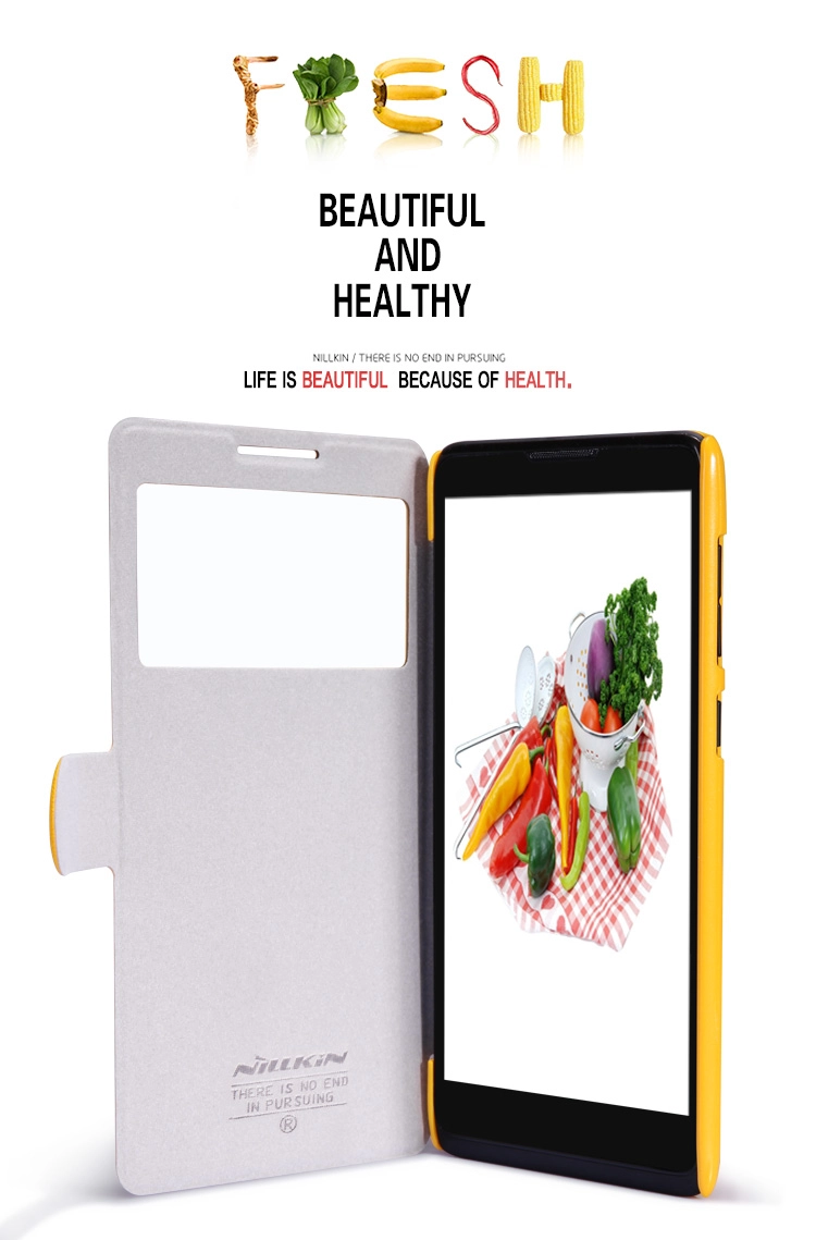 Bao Da Lenovo A880 NillKin Fresh Series Leather Case