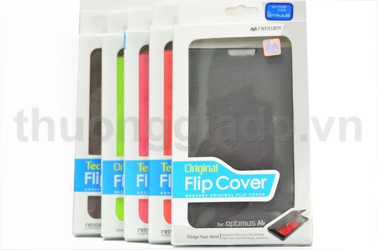 Bao Da Mercury Original Flip Cover LG Optimus Vu F100L, F100s