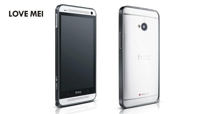 Love Mei Metal Bumper For HTC ONE (M7) 0.6mm