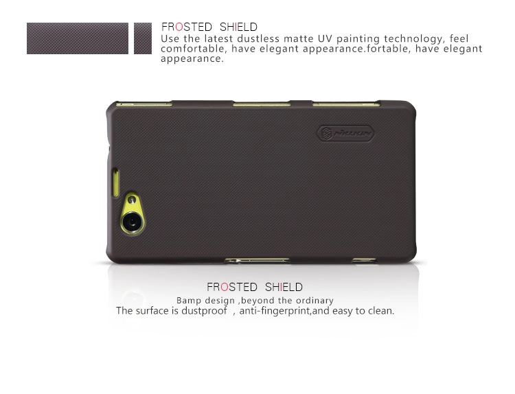 Ốp lưng sần NillKin cho Sony Xperia Z1 Compact Super Frosted Shield