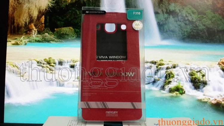 Bao Da LG Optimus GX F310L ( Hiệu Goospery Mercury, Viva Window, Có cửa sổ view )