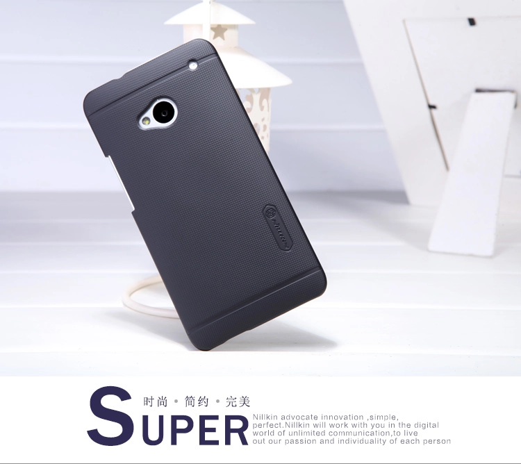 Vỏ ốp lưng sần NillKin HTC One (802t) 2 sim Super Frosted Shield