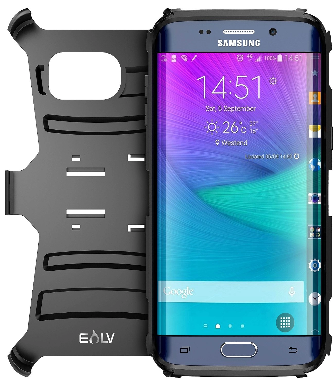 Ốp chống sốc Samsung Galaxy S6 Edge/ G925f (kèm kẹp đeo thắt lưng)