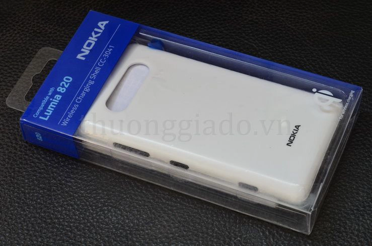 Nắp lưng sạc không dây Lumia 820 Màu Trắng Wireless Charging