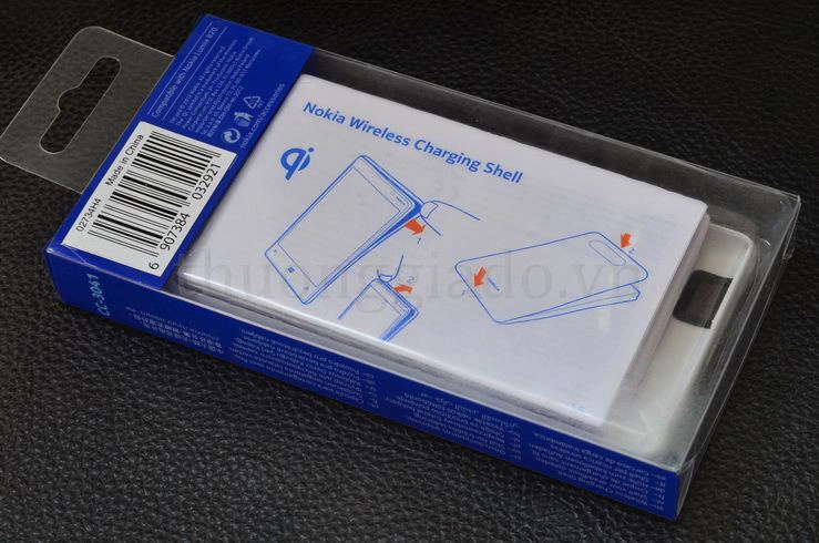 Nắp lưng sạc không dây Lumia 820 Màu Trắng Wireless Charging