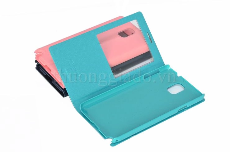 Bao Da Samsung Galaxy Note 3, Samsung N900 (Hoco S View Leather Case)
