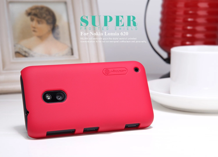 Vỏ ốp lưng sần NillKin cho Nokia Lumia 620 Vỏ ốp lưng sần NillKin cho Nokia Lumia 620