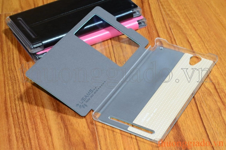 Bao Da Sony Xperia T2 Ultra XM50 ( Hiệu USAMS, Merry Series ) Bao Da Sony Xperia T2 Ultra XM50 ( Hiệu USAMS, Merry Series )
