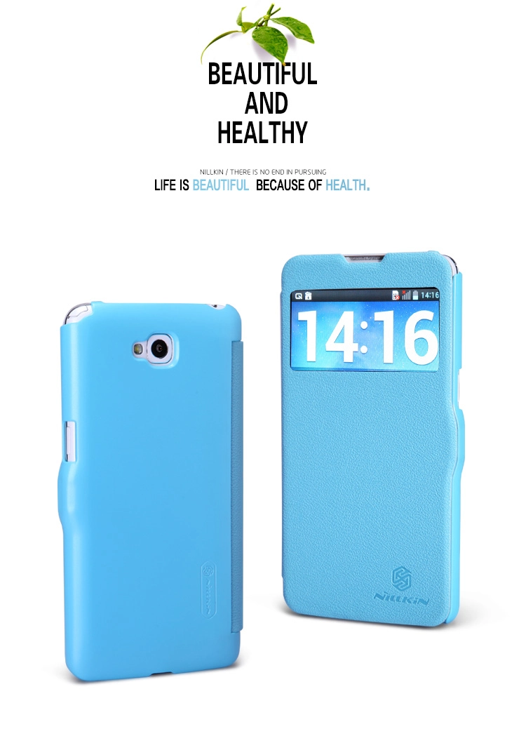 Bao Da LG G Pro Lite Dual D686 ( Hiệu NillKin, Fresh Series Leather Case )