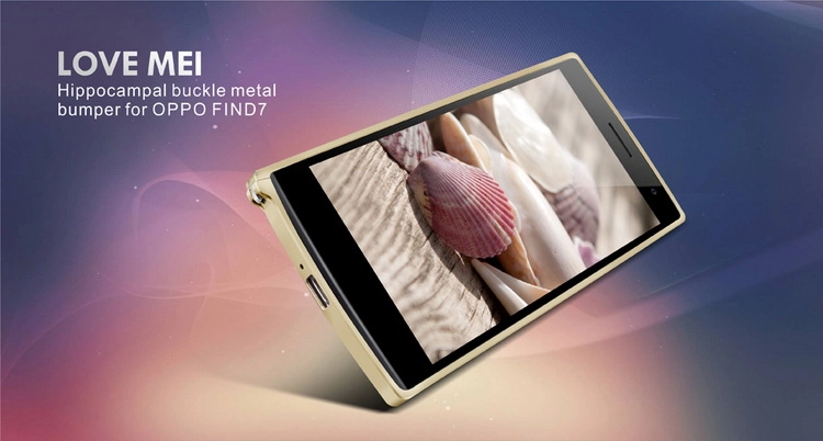 Ốp viền Oppo find 7 X9007 LoveMei bumper case