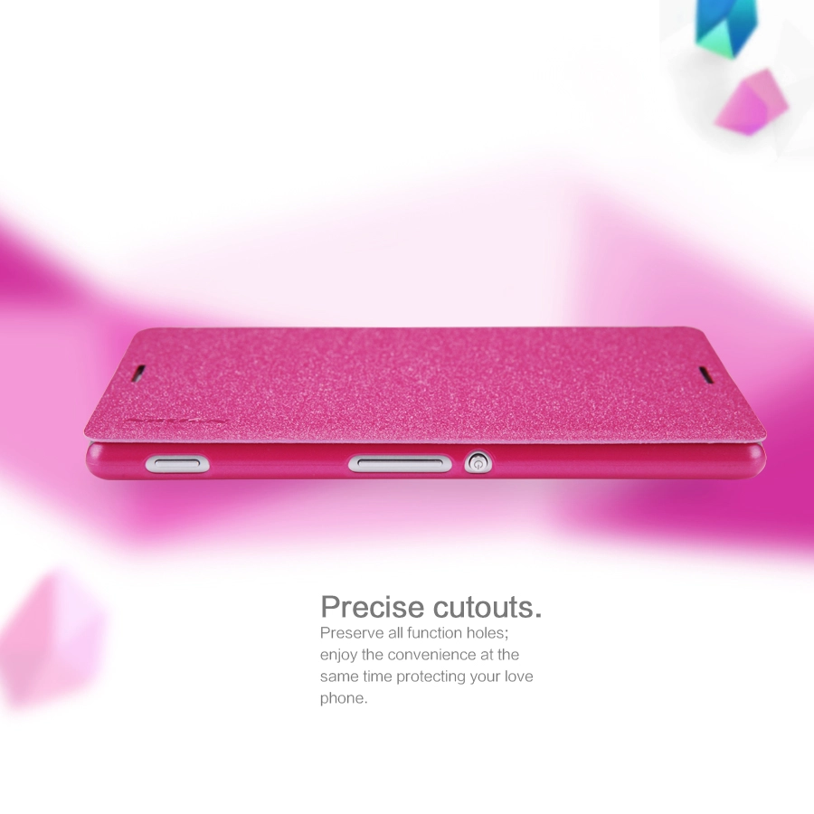 Bao Da Sony Xperia M4 AQUA (Hiệu NillKin, Sparkle Leather Case)