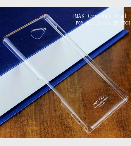 Ốp lưng Sony Xperia M2/S50h/D2302 nhựa cứng trong suốt hiệu iMak