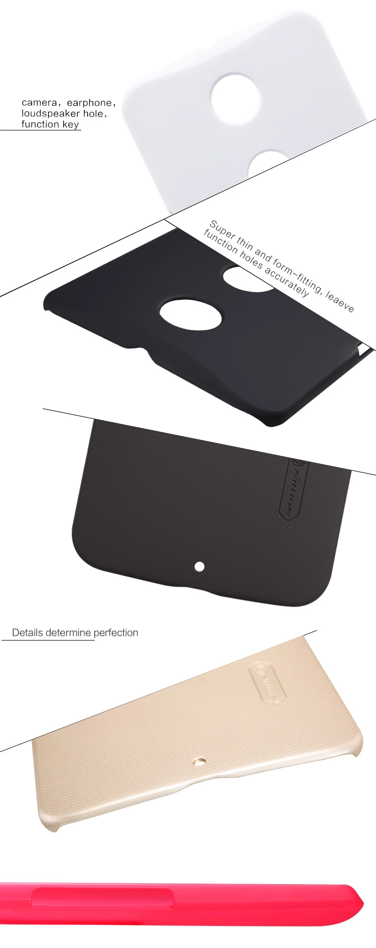 Ốp lưng sần NillKin Google Nexus 6 Super Frosted Shield