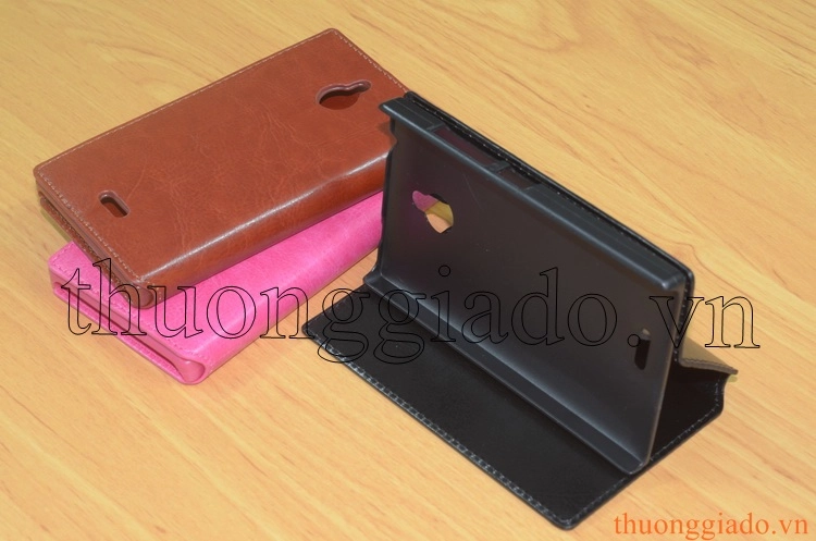Bao Da Nokia X2 (2 sim) Flip Leather Case