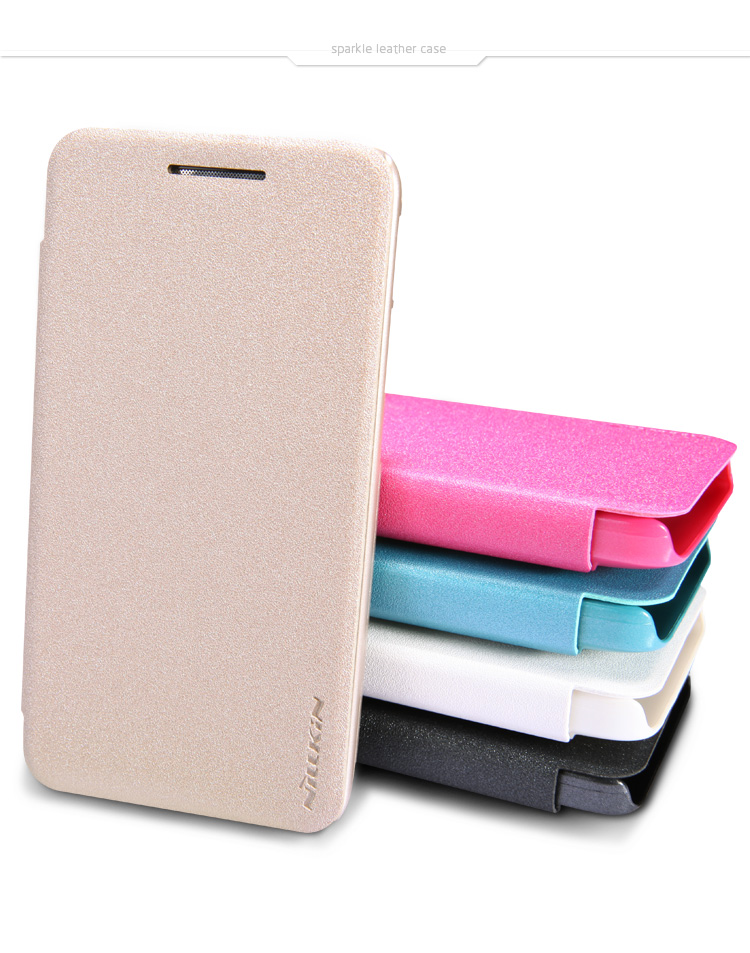 Bao Da Asus Zenfone 4 _ Asus A400 ( NillKin NEW LEATHER CASE- Sparkle Leather Case )