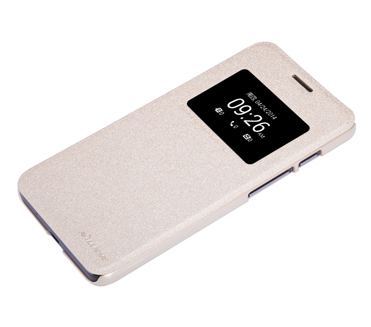 Bao Da Asus Zenfone 5_A500 có cửa sổ view ( NILLKIN NEW LEATHER CASE- Sparkle Leather Case )