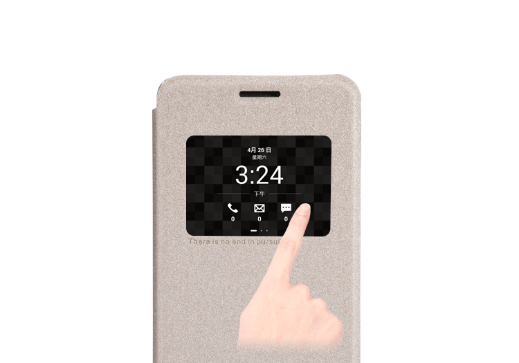 Bao Da Asus Zenfone 5_A500 có cửa sổ view ( NILLKIN NEW LEATHER CASE- Sparkle Leather Case )