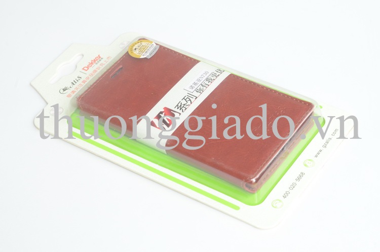 Bao da cầm tay nắp gập mở cho Nokia Lumia 730 Flip Leather Case