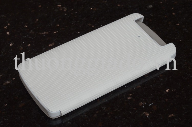 Bao Da Cầm Tay Nắp Gập Mở Kiểu Flip Cho OPPO Find N1 mini ( Hiệu AMO ) Màu Trắng