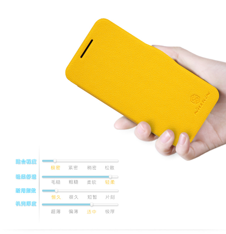 Bao Da HTC Desire 300 ( Hiệu NillKin, Fresh Series Leather Case )