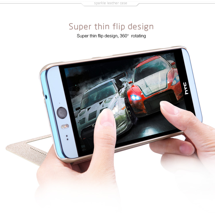 Bao Da HTC Desire Eye ( Hiệu NillKin, Sparkle Leather Case )