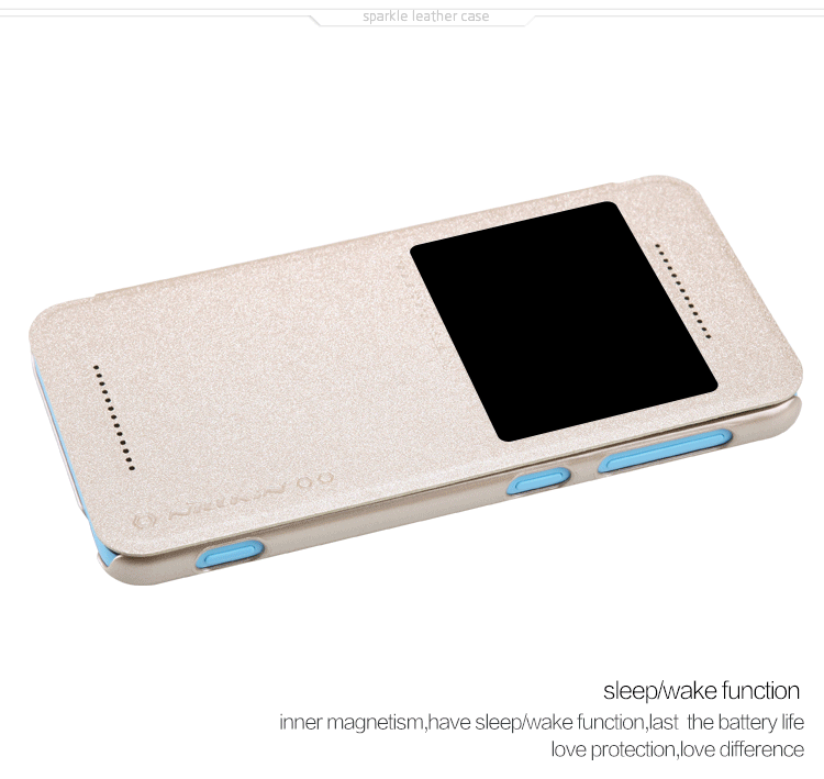 Bao Da HTC Desire Eye ( Hiệu NillKin, Sparkle Leather Case )
