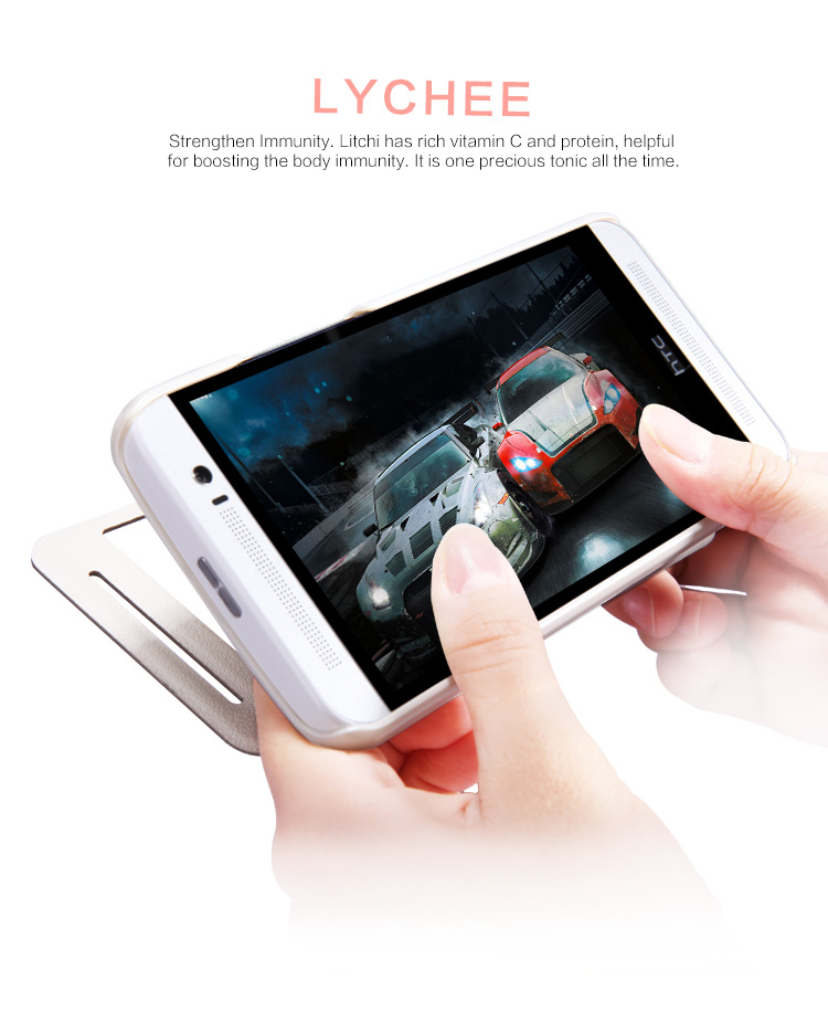 Bao Da HTC One E8/ One M8 bản 2 sim ( Hiệu NillKin, Fresh Series )