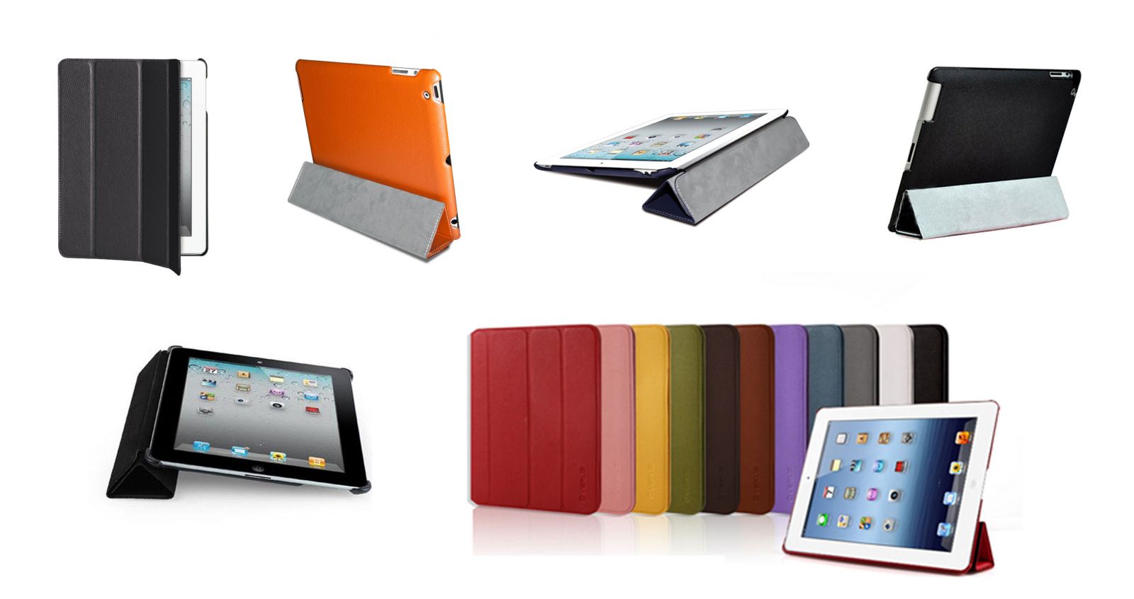 Bao Da iPad 4, New iPad, iPad 3, iPad 2 (Hiệu BELK, ITALIAN STYLE, Không để hở Logo)