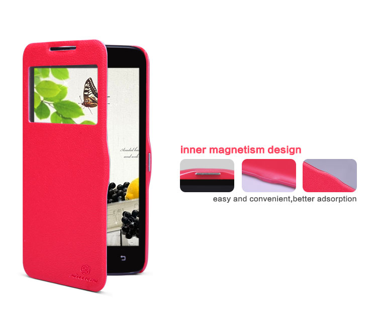 Bao Da Lenovo A680 ( Hiệu NillKin, Fresh Leather Case )