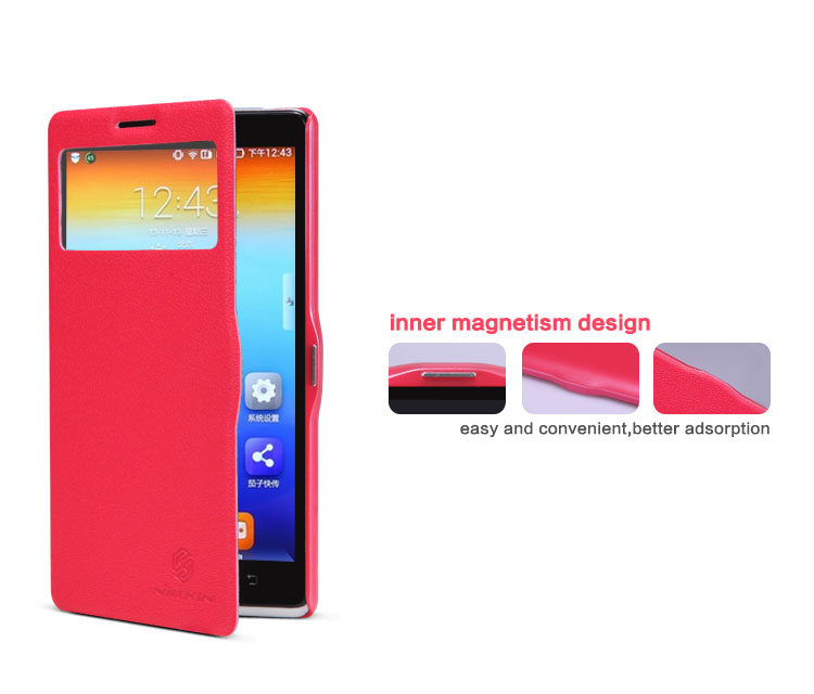 Bao Da Lenovo K910 VIBE Z ( Hiệu NillKin, Fresh Series )
