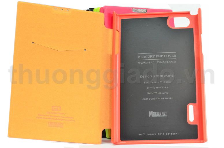 Bao Da Mercury Original Flip Cover LG Optimus Vu F100L, F100s