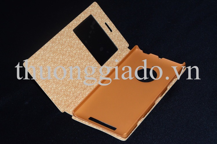 Bao Da Nokia Lumia 830 ( Hiệu PUDINI, Có cửa sổ view )