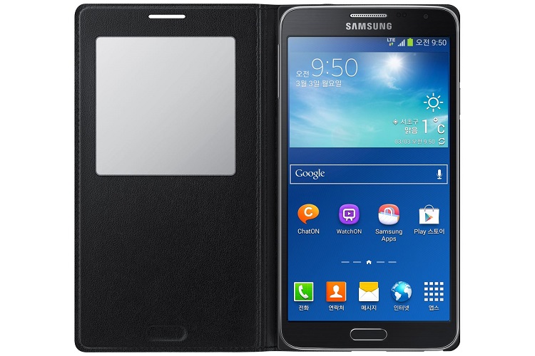 Bao Da S View Cover Chính Hãng cho Samsung Galaxy Note  3 Neo N750