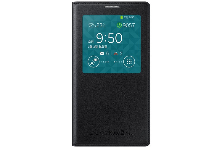 Bao Da S View Cover Chính Hãng cho Samsung Galaxy Note  3 Neo N750