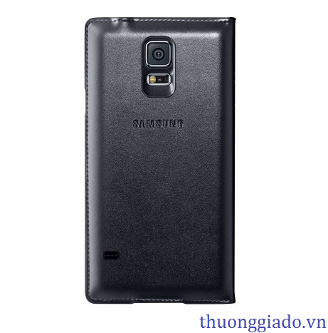 Bao Da S View Cover Chính Hãng cho Samsung Galaxy S5 Màu Đen