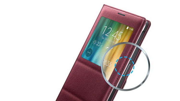 Bao Da Samsung Galaxy Note 4 S View Flip Cover Padding Chính Hãng Màu Xám Đen
