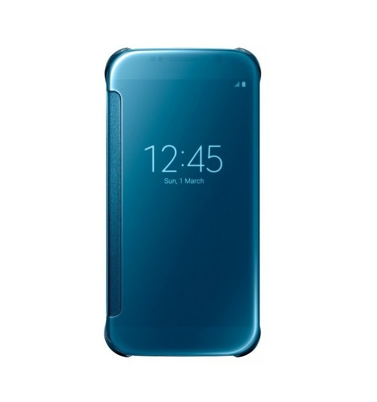 Bao Da Samsung Galaxy S6 G920f Clear View Cover Màu Xanh Da Trời Chính Hãng